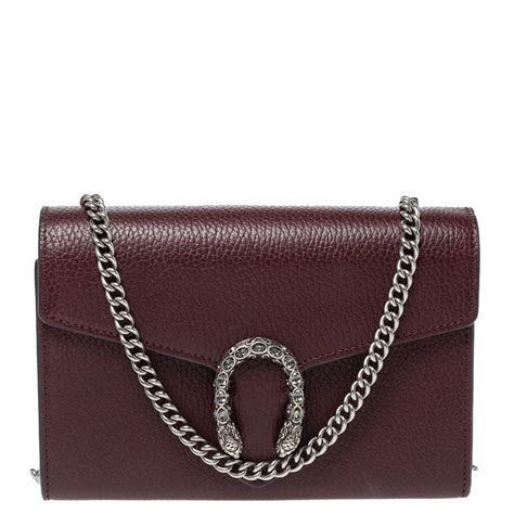 gucci burgundy leather handbag|handbag leather gucci satchel.